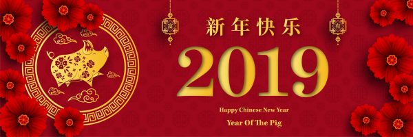 Chinese New Year Header for 2019